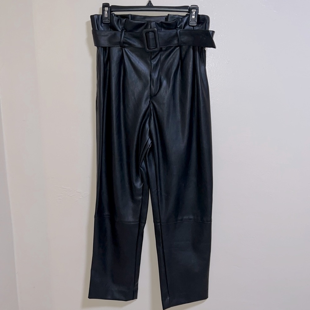 H&M Faux Leather Pants
